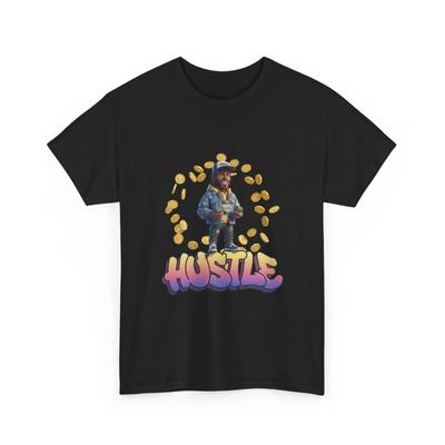 Rapper Hustle T-Shirt | Retro Graffiti Geld Kreis, Cooles Streetwear T-Shirt 3D
