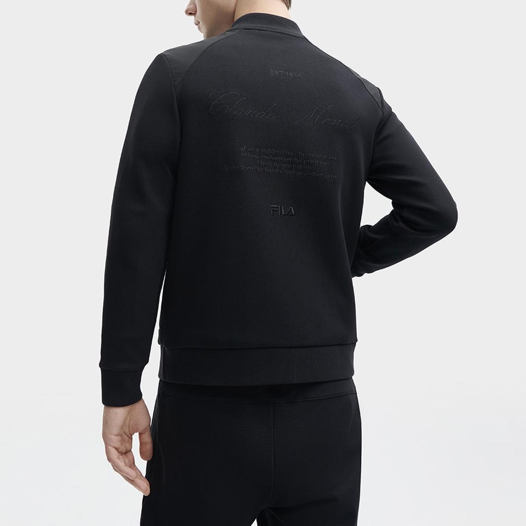 Fila X THE MET Jackets Men's Jet Black Stand Collar Moderate Other F11M348501R-BK