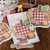 Penny's Retro Patchwork Sticky Notes - Handmade Box Series for Students, Office, and Reminders