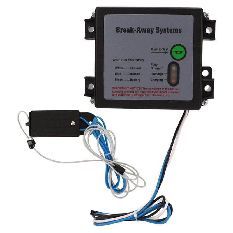 Trailer Brakes Breakaway Kit LED Trailer Breakaway Kit Black Universal For Vehicle-A65M чёрный