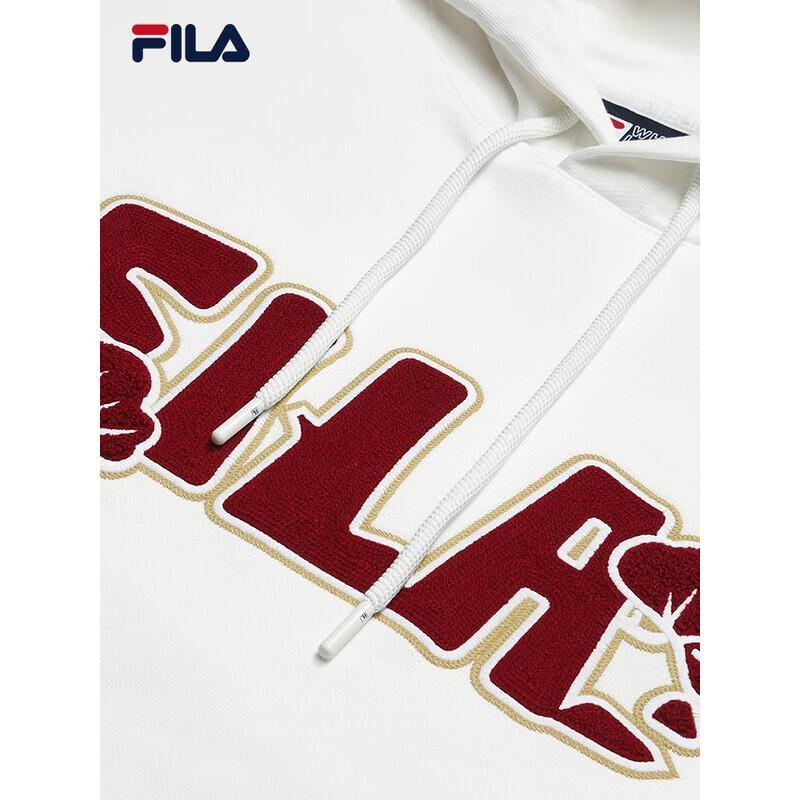 FILA 'Ready-to-Fly Drama' Unisex Loose Embroidered Hoodie