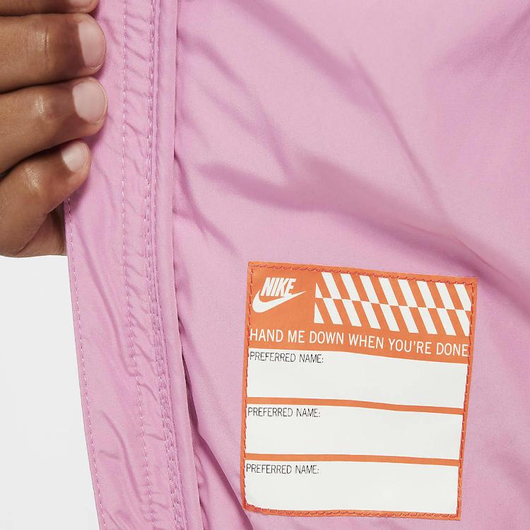 Nike Down Vest Casual Fashion Warm Mysterious Flamingo Red Kids Vest HQ7178-646