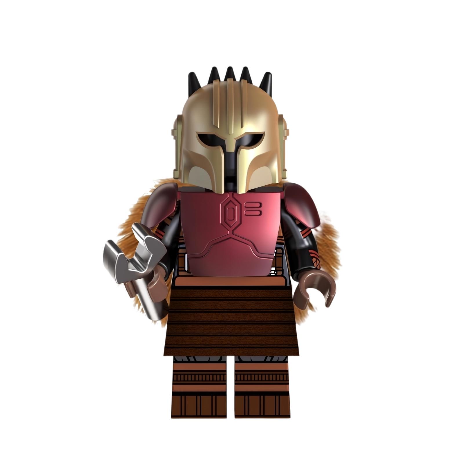 

Building Block Figure Toy Compatible with Popular Sci-Fi Themes Warrior Character Collectible Model Construction Set for Kids and Adults One Size