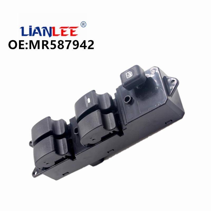 Brand New Window Driver Side Main Switch LHD For Mitsubishi Pajero Montero III 3 Lancer Triton L200 Sport Grandis MR587942