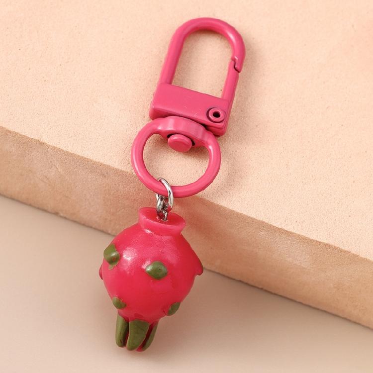 Whimsical Fruit Themed Keyring Decorative Charm For Backpacks Luggage Keys Trendy Accessory Gift