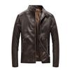 New men's leather jacket large size versatile youth locomotive casual thin leather jacket pu
