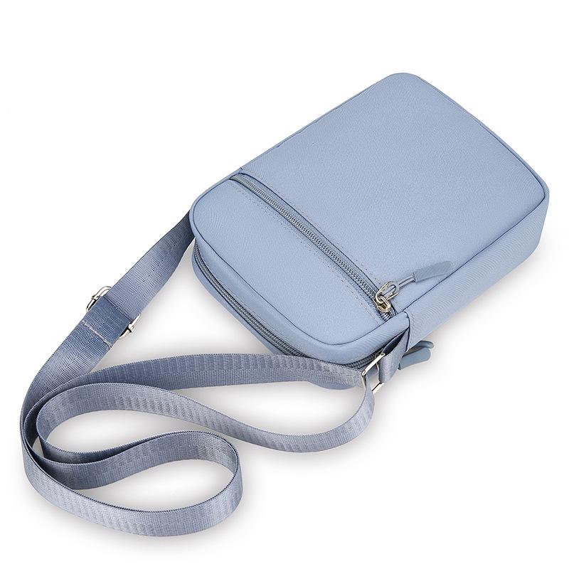 Women's Oxford Cloth Crossbody Phone Bag - Mini, Multi-Compartment, Stylish Shoulder Bag