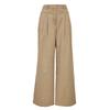 VEROMODA Women's Mid-Waist Pleated Straight-Leg Casual Pants