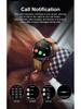 Men's Large-Screen Round Dial Smartwatch with Multi-Functionality and Bluetooth Calling