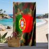Asciugamano da Spiaggia Stampa Calcio Portogallo Asciugatura Rapida Super Assorbente Morbido Asciugamano da Bagno per Nuoto Spiaggia Viaggio Souvenir Regalo