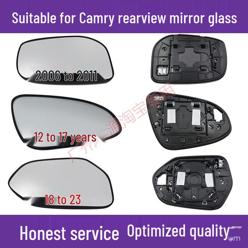 Heated Blind Spot Mirror Glass for Toyota Camry 06-25 Rearview