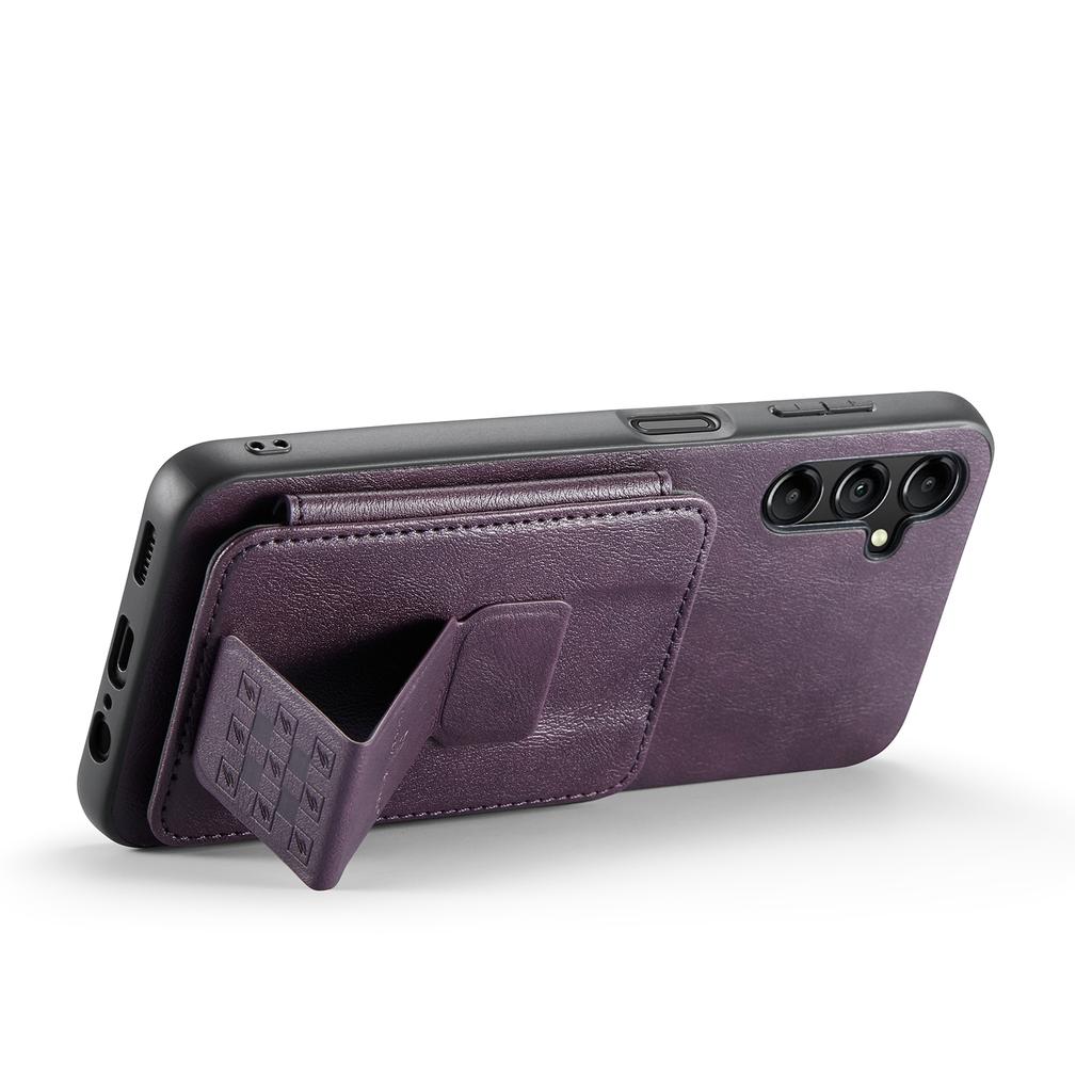 För Samsung Galaxy A55 5G Fodral PU-läder+TPU Skyddande Telefonskal med Korthållare