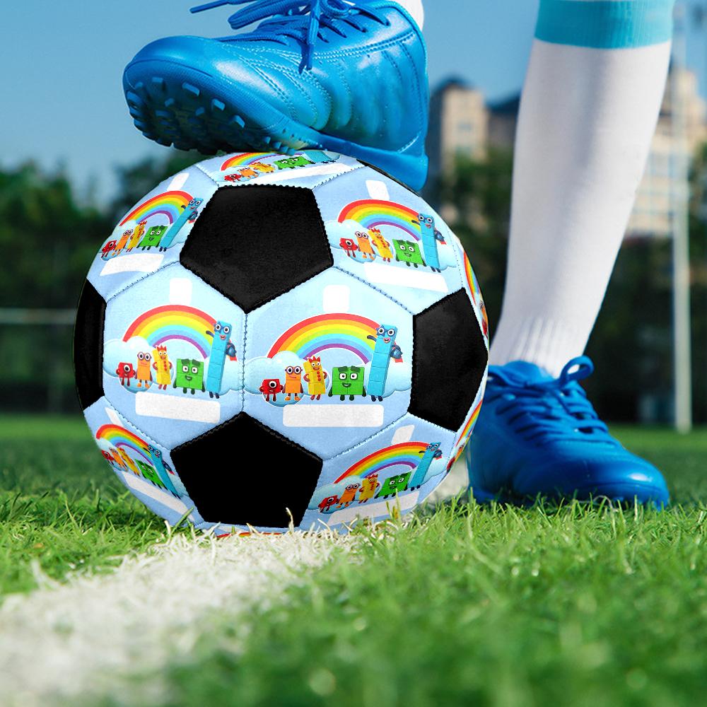 Numberblocks Tema Størrelse 5 Fodbold, Velegnet til Både Indendørs og Udendørs Kampe, en Gave Velegnet til Alle.