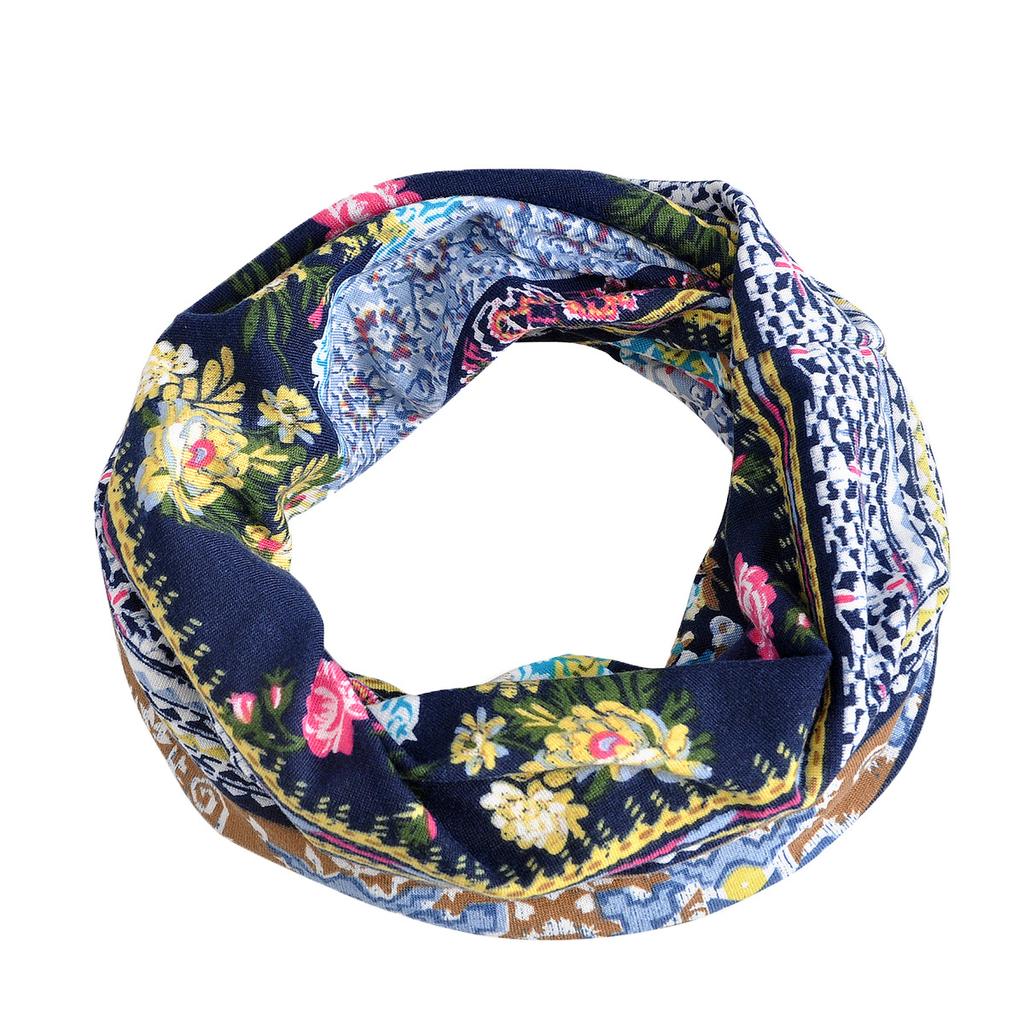 Frühling und Sommer dünnes Material Stretch-Baumwolle Druckmuster Outdoor Radfahren Shopping vielseitige Schal Kopfbedeckung