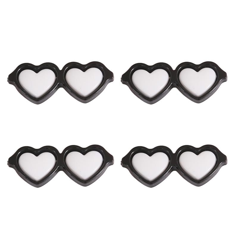 10pcs/bag Acrylic Heart-Shaped Glasses DIY Crafts To Make Jewelry Accessories