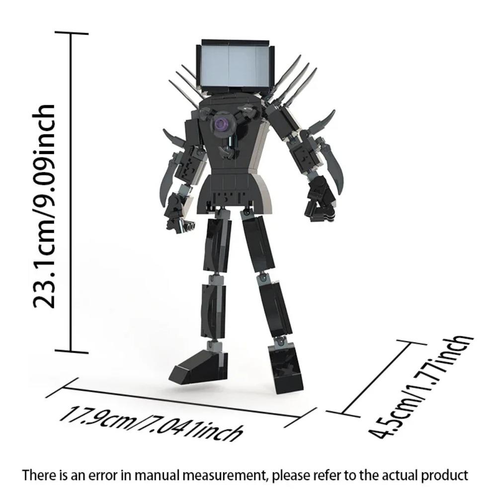 Moc Skibidi Toilet Builing Blocks Toy Titan Clock Man 2.0 Drill Man Titan TVMan Camerman Speakerman for Kids Boys Birthday Gifts