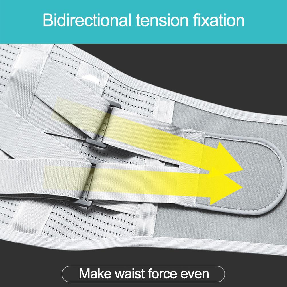 Nastavitelný bederní podpůrný pás s ocelovými výztuhami Podpůrný pás na záda Pás pro formování pasu a břicha pro