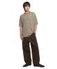 Nomaenyueol Offbeat Stripe T-Shirt - Brown