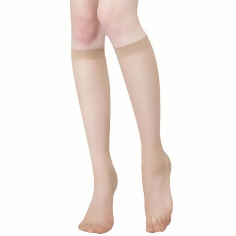 510Pairs Women Ultra-Thin Nylon Stockings Transparent Elasticity Ladies Knee Socks Summer Long Socks For Girls Stocking