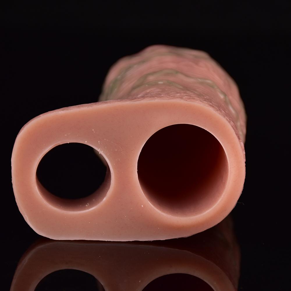 SXXY Büyük Sıvı Silikon Gerçekçi Penis Kollu Erkekler Için Dick Büyütme Cilt Duygu Yetişkin Erkek Seks Oyuncak Gecikme Boşalma