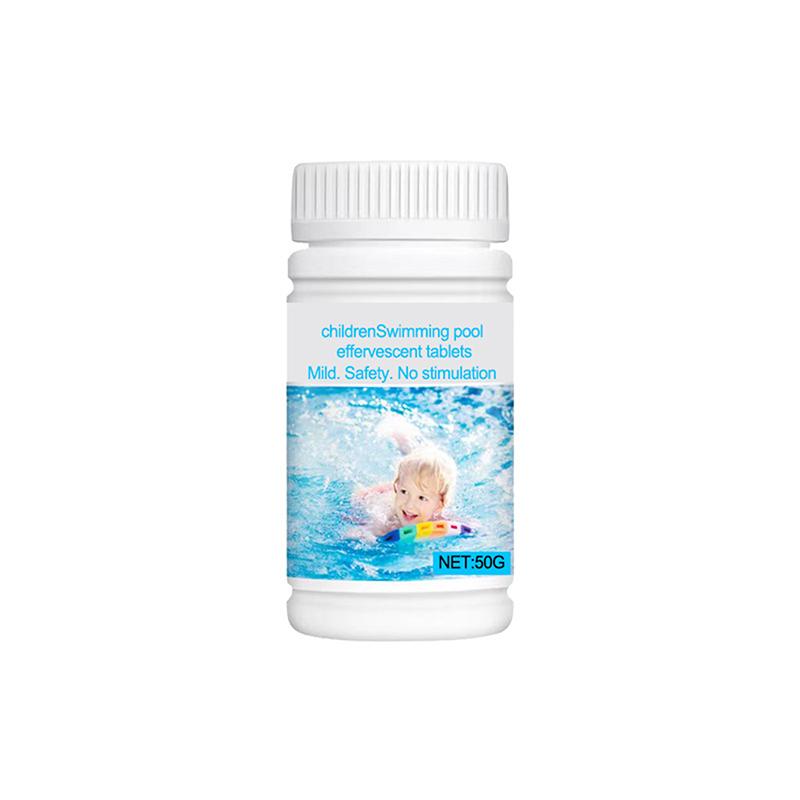 1 Box Swimming Pool Cleaning Tablet Chlorine Bromine Tablets Cleaner Swimming Spa Hot Tub Household Cleaning Supplies