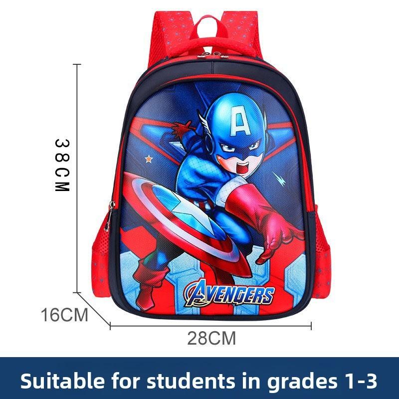 Tegneserie Rygsæk til Børn Med Spider Man Frozen Iron Man Print Design Til Folkeskoleelever