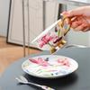 180ML/200ML Britský šálka na popoludňajší čaj s tanierikom a lyžičkou Elegantný kvet ľalie Vysoko kvalitný porcelán Hrnček na kávu Šálka na čaj Poháre na pitie