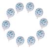 10pcs Baby Shower Decorations Footprint Latex Balloons Christening Accessories