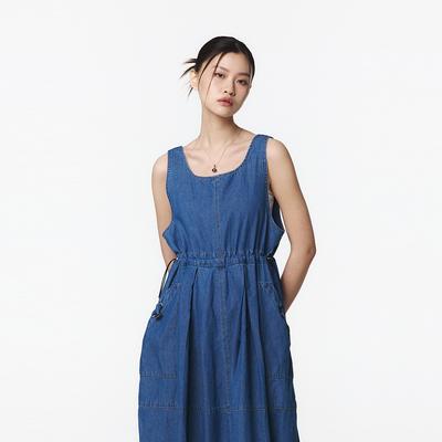 OFFROAD Women'S Denim Dress (Blue)_5L42631