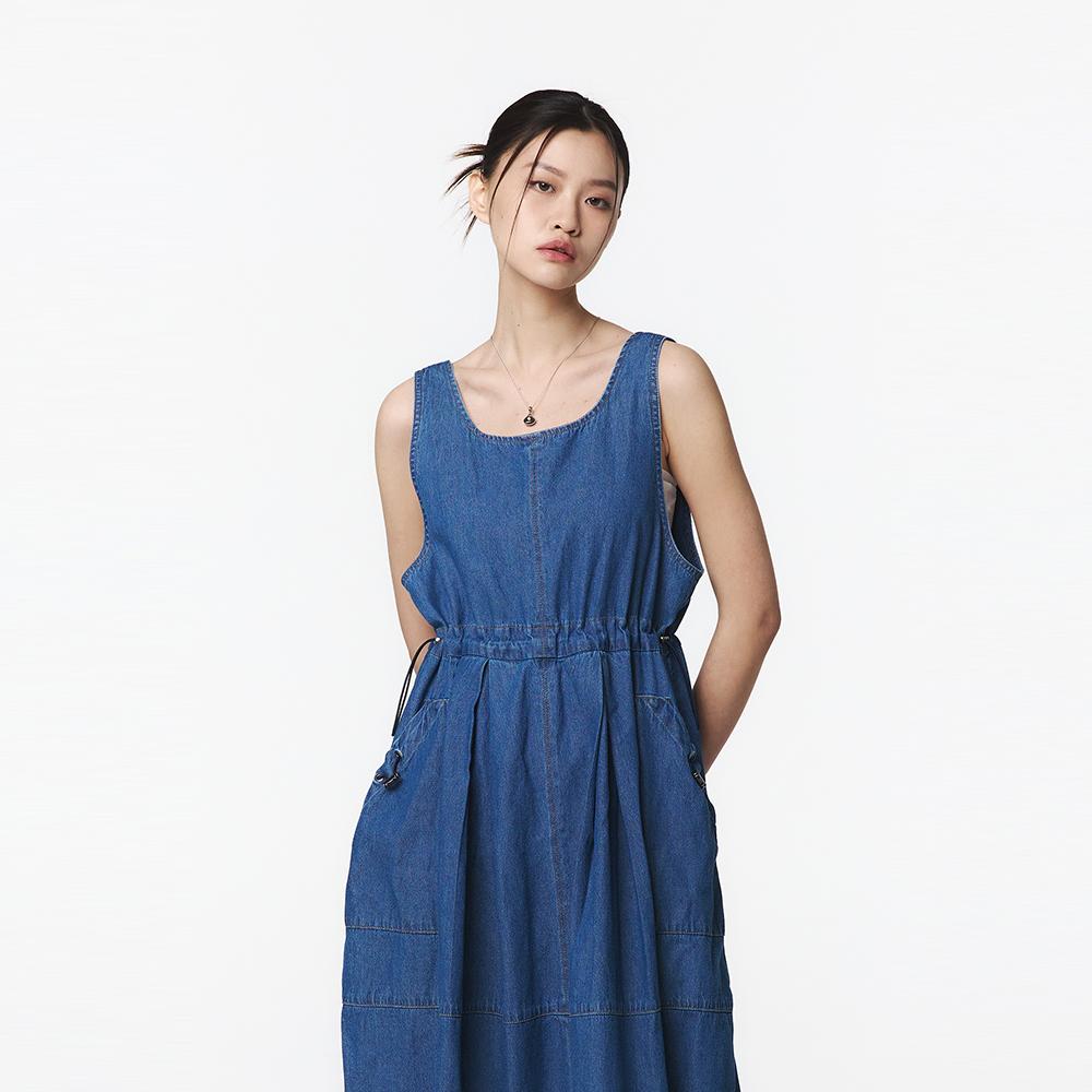 OFFROAD Women'S Denim Dress (Blue)_5L42631