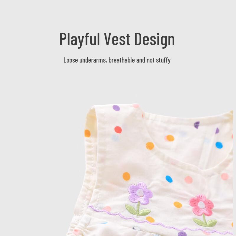 Youqi Baby Girls Summer Polka Dot Two-Piece Outfit