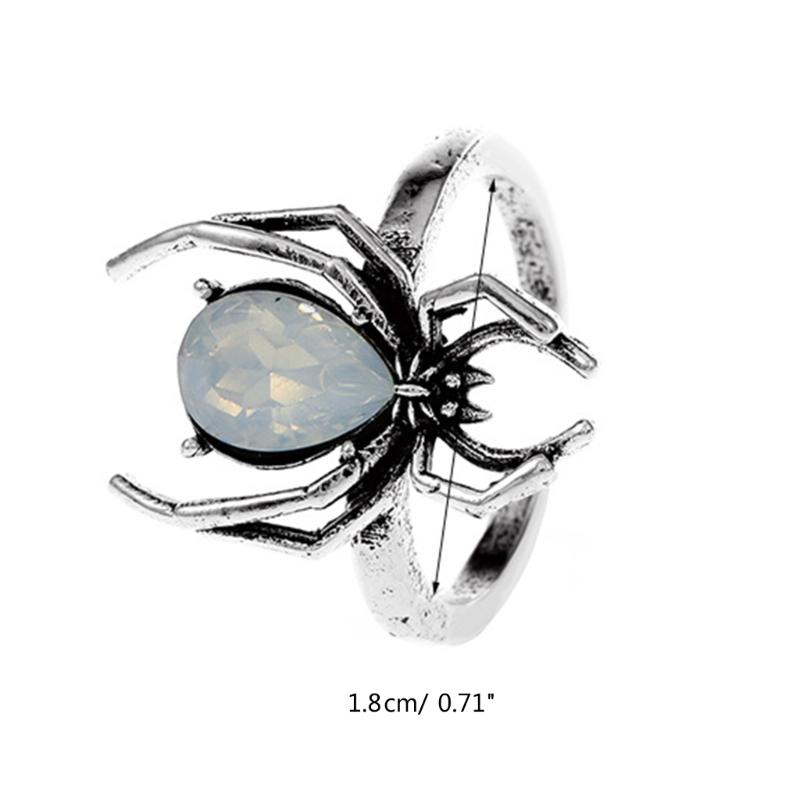 Spinnenförmige Öffnungs-Fingerringe Verstellbare Fingerringe Offene Ringe Legierungsmaterial Schmuck Geschenk für Frauen Freundinnen