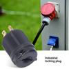 30A 277-480V Adapterstecker 4-Loch Industriestecker Verriegelungsadapter Verriegelungsstecker Generatorstrom