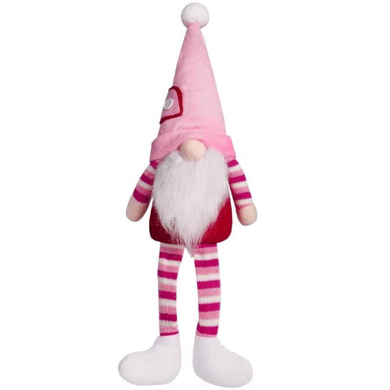 

Valentines Day Long Legs Gnomes Decorations Handmade Scandinavian Tomtes Stuffed Plush Dolls Tabletop Shelf Elf Ornament