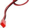 Weiches Silikon-Ladekabel 20AWG | 4,0 mm Bananenstecker Stecker auf JST-Stecker | 30 cm | Kompatibel mit Radiofly | Schwarz, Kunststoff