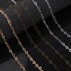 10 Yards/roll Heart Shape Bulk Chain Gold Color Link Chains for Jewelry Making Necklace Chain DIY Necklace Bracelet Materials