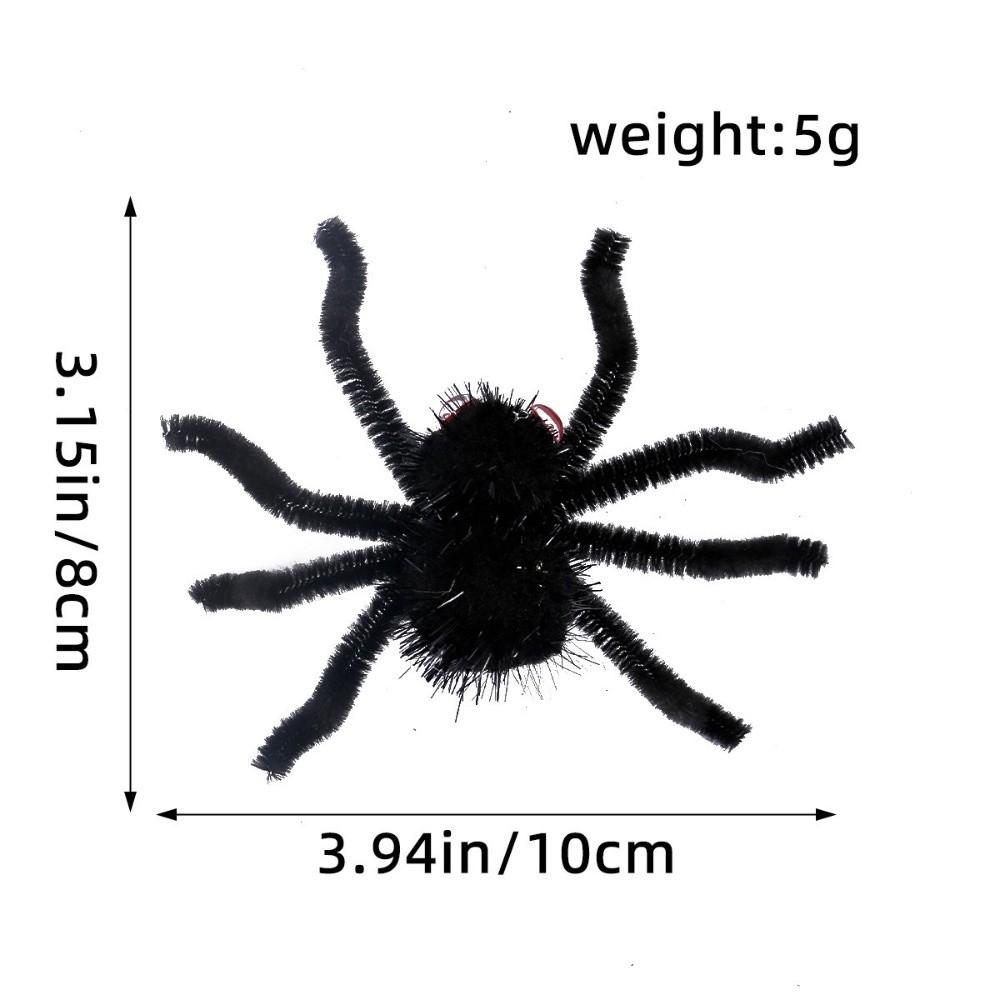 Cute Spider Shape Halloween Spider Hair Clips Halloween Theme Masquerade Furry Spider Hair Clips Fun Hair Clips Costume Events