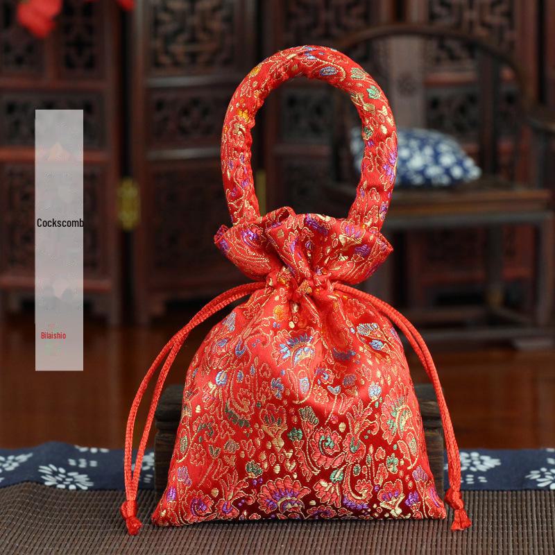 Portable Tassel Wedding Candy Bag - Souvenir Packaging for Weddings and Celebrations