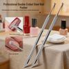 Double-Ended Steel Cuticle Pusher & Trimmer for Manicure/Pedicure