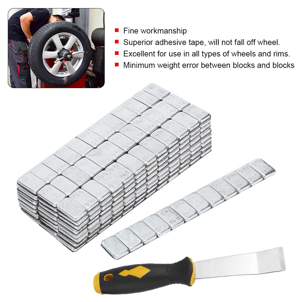 5g 0.18oz x 25Strips 60g 2.12oz Zelfklevende Wielnaaf Balanceergewichten Bandengewicht Balanceermachine Auto Auto OnderdelenMet