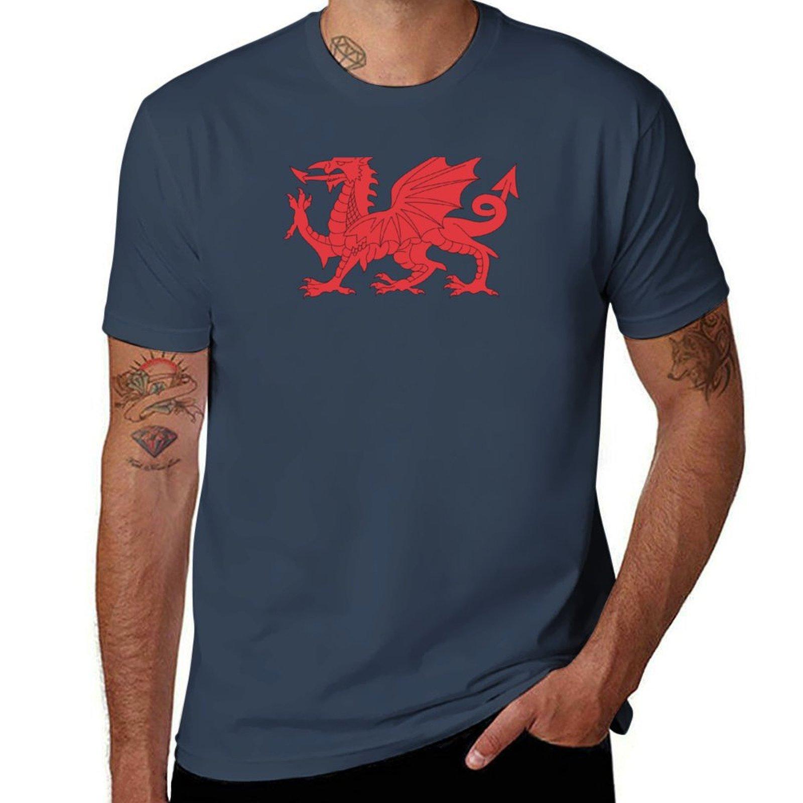 Welsh Red Dragon Wales T Shirt Tshirt Thanksgiving Day Tee Top S