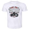 Herre T-skjorte med O-hals for tenåringer, Motard - Moto Motorsykkel Chopper Bobber Old School, sommer, svart t-skjorte, store størrelser