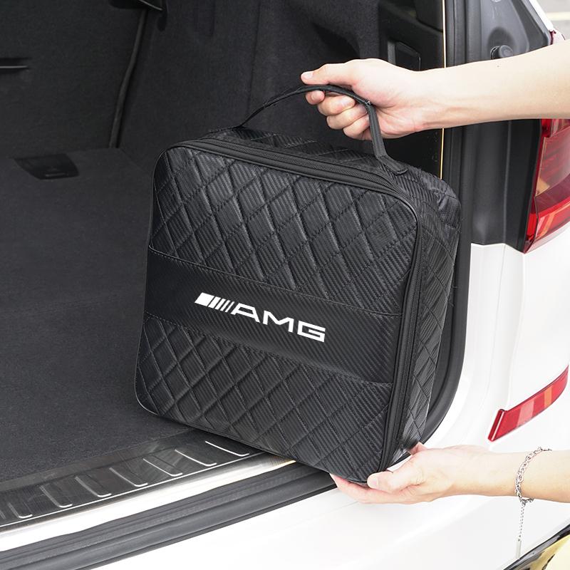 JBCR1 Car NEV Charging Gun Storage Bag EV Organizer Box For Mercedes Benz AMG GLC W203 W206 W220 W205 W211 W212 W201 W210 W108 E Class
