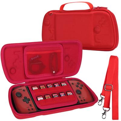 Exklusiver Speicherkompatibel Hori Grip Controller für Nintendo Switch Split Pad Rot [Aenllosi Case] Pro/Compact (Nur Fall)