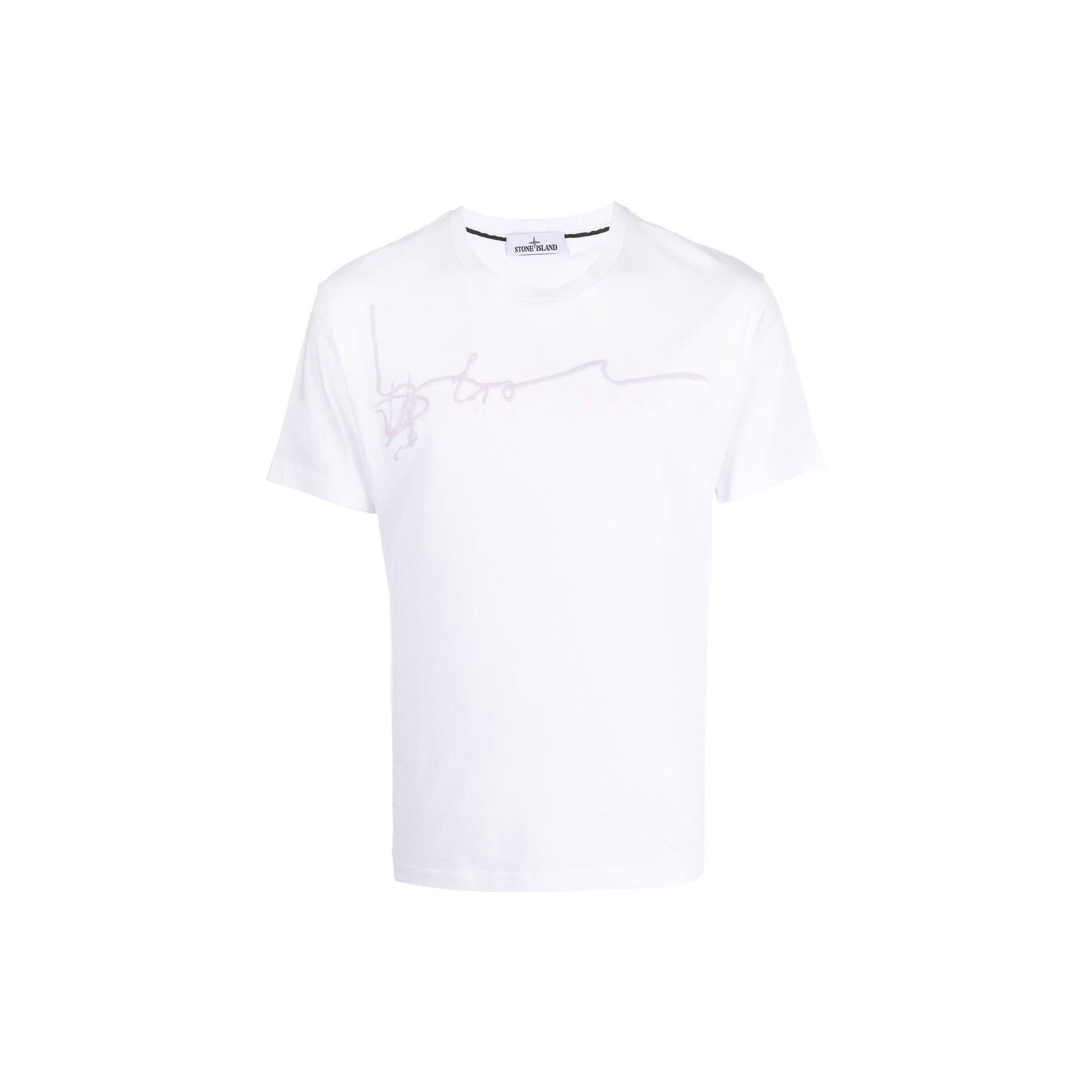 

Stone Island Ss22 Solid Color Casual Crew Neck Short Sleeve T-Shirt Men Tops White 76152NS80-V0001 L