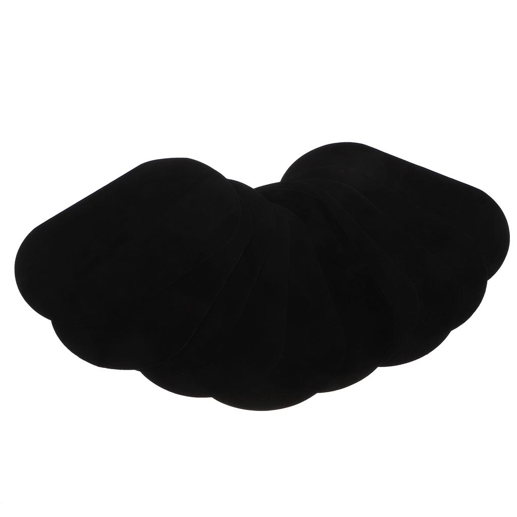10Pcs Elliptical Iron on Patch Clothes Elbow Knee Repair Applique for Denim Jeans Pants Hole Repair Sewing Accessory