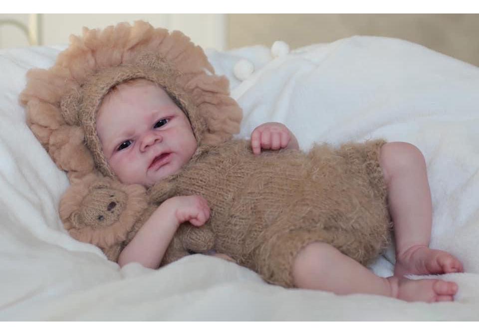 49CM Handmade Elijah Simulation Doll with 3D Skin and Exquisite Painting. 49 cm