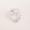 Milky Opal Gemstone 925 Sterling Silver Jewelry Pendant 1.49" For Wedding Gift CP-28-19