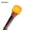 Brown Bamboo Wooden Single Joint Fashion Walking Stick Decorative Cospaly Cane Halloween Mace Crutch  Wand Crosier 92cm