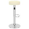 Vidaxl Bar Stools, 2 Pcs, Cream, Upholstered In Fabric